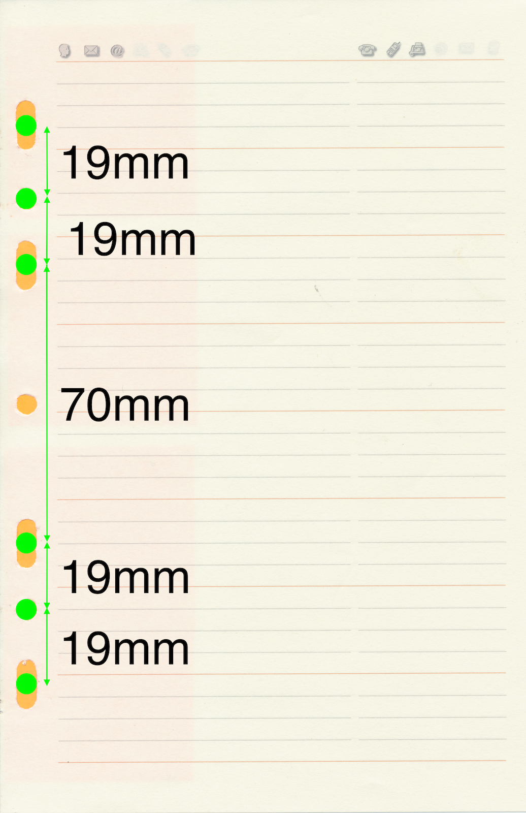 Philofaxy: A5 Hole Spacing - Variants