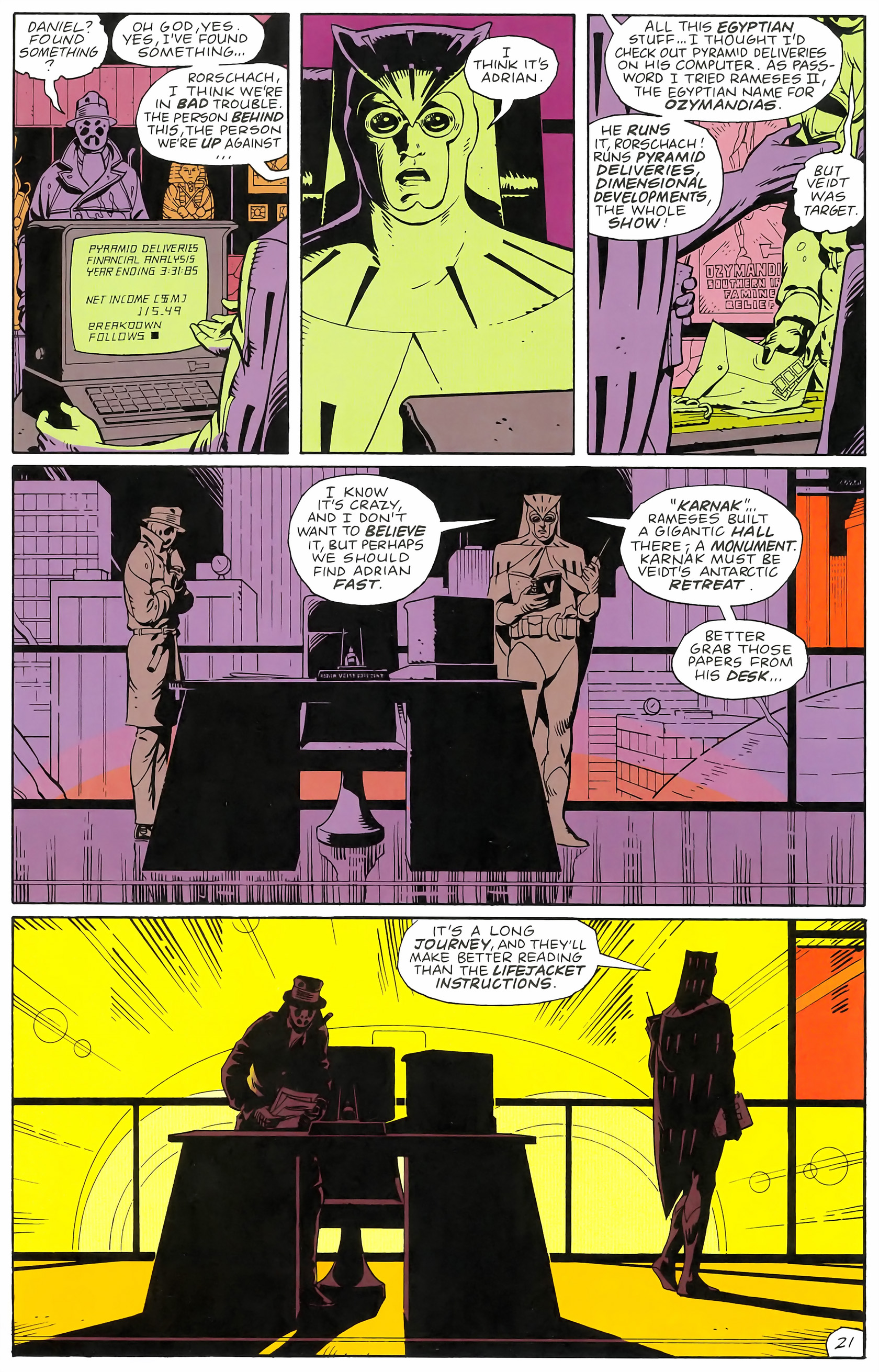 Read online Watchmen comic -  Issue #10 - 23