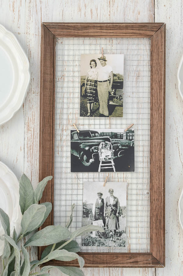 DIY Message Board perfect for displaying notes or favorite pictures.  ||  Created by anderson + grant for Craftberry Bush.