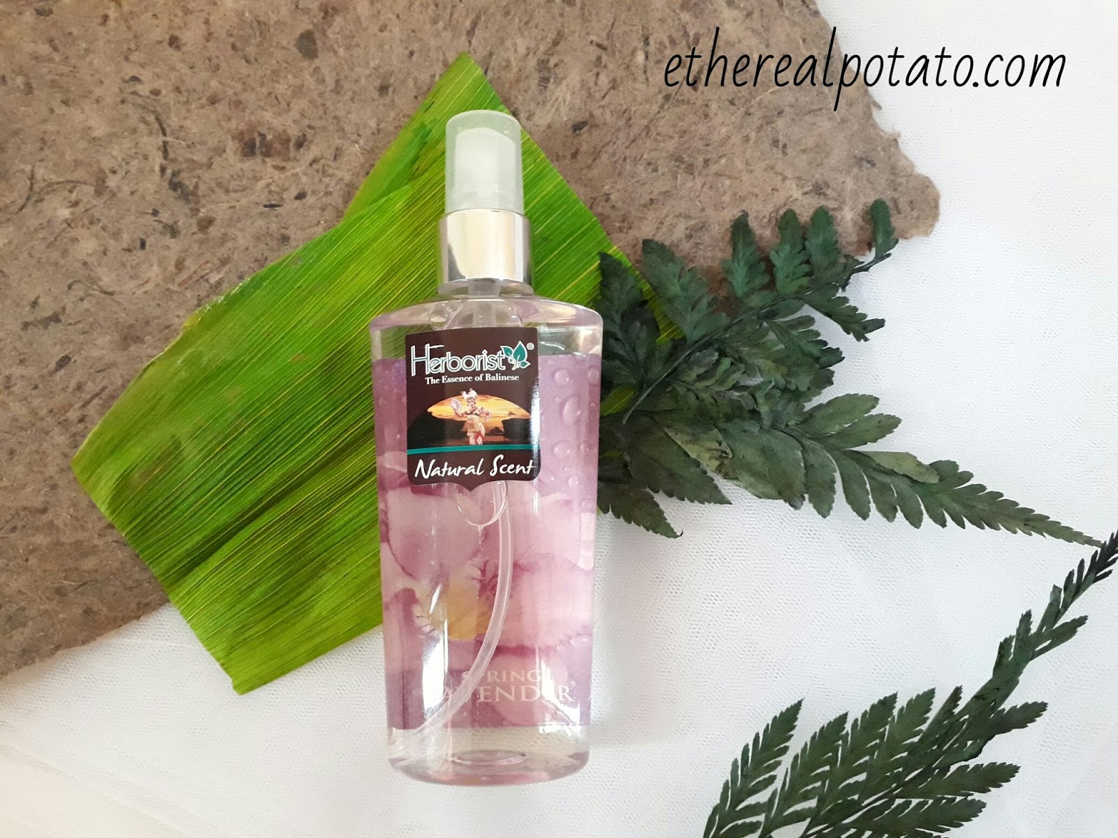 [REVIEW] Herborist Natural Scent Body Spray Spring Lavender Ethereal Potato Ellen Lim