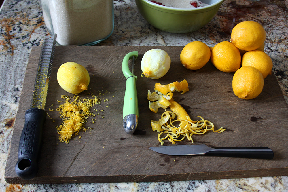 How to zest for marmalades - use a vegetable peeler and a paring knife to make ribbons rather than a micro-plane grater.