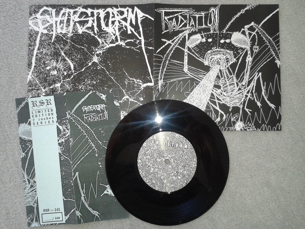 SHITSTORM/RADIATION split 7" OUT NOW on RSR!!! CLICK the photo 2 BUY THAT SHIT!!! GRIND NOISE PUNK!