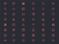 FREE Shape layers 48 thin icons - DOWNLOAD HERE