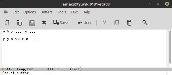 Yuwki0131 Blog Emacsのギリシャ文字 キリル文字のフォント表示
