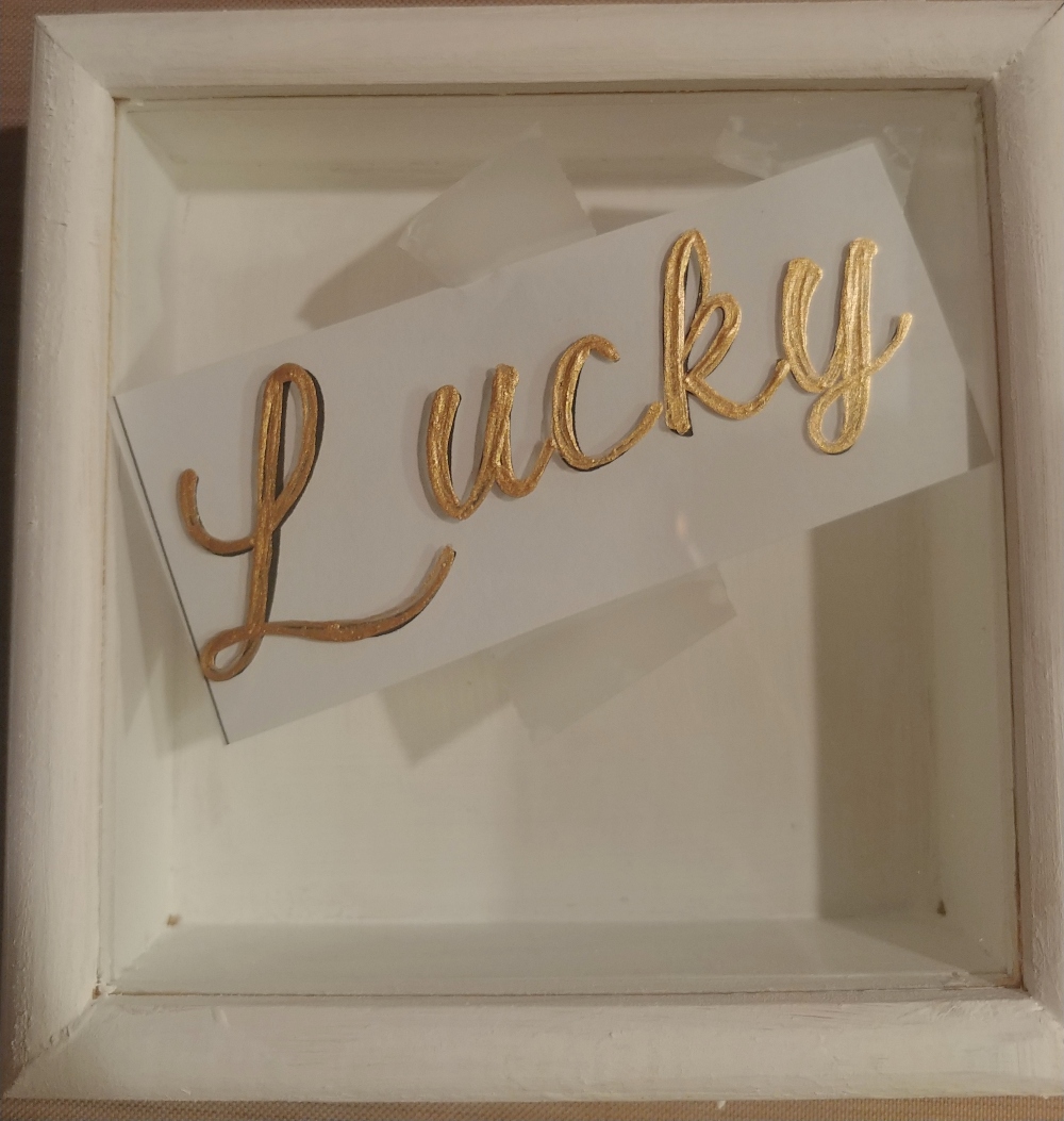 shadow box for St. Patrick's Day