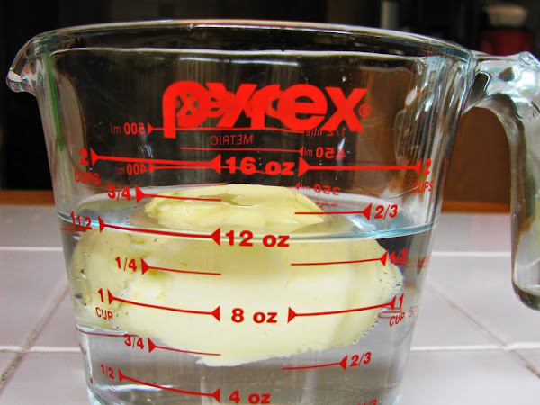 An Old Fashioned Trick for Measuring Butter, Peanut Butter, and More: Water Displacement