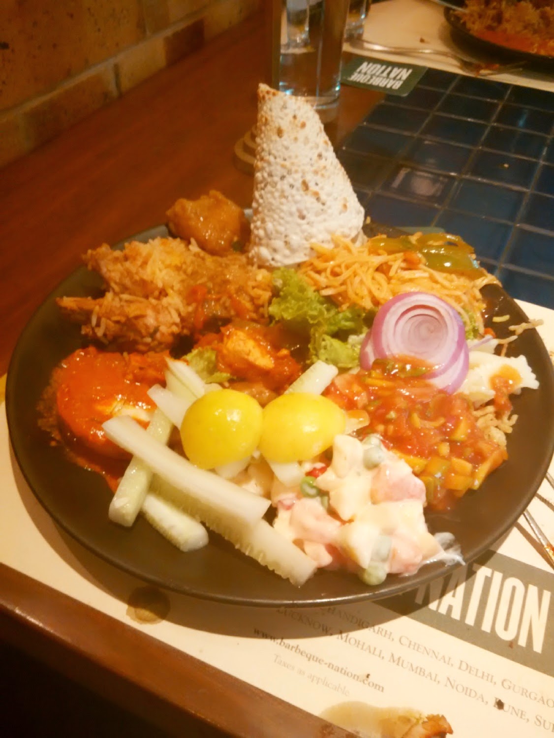 Where Hrisav Blogs Barbeque Nation Coimbatore Review