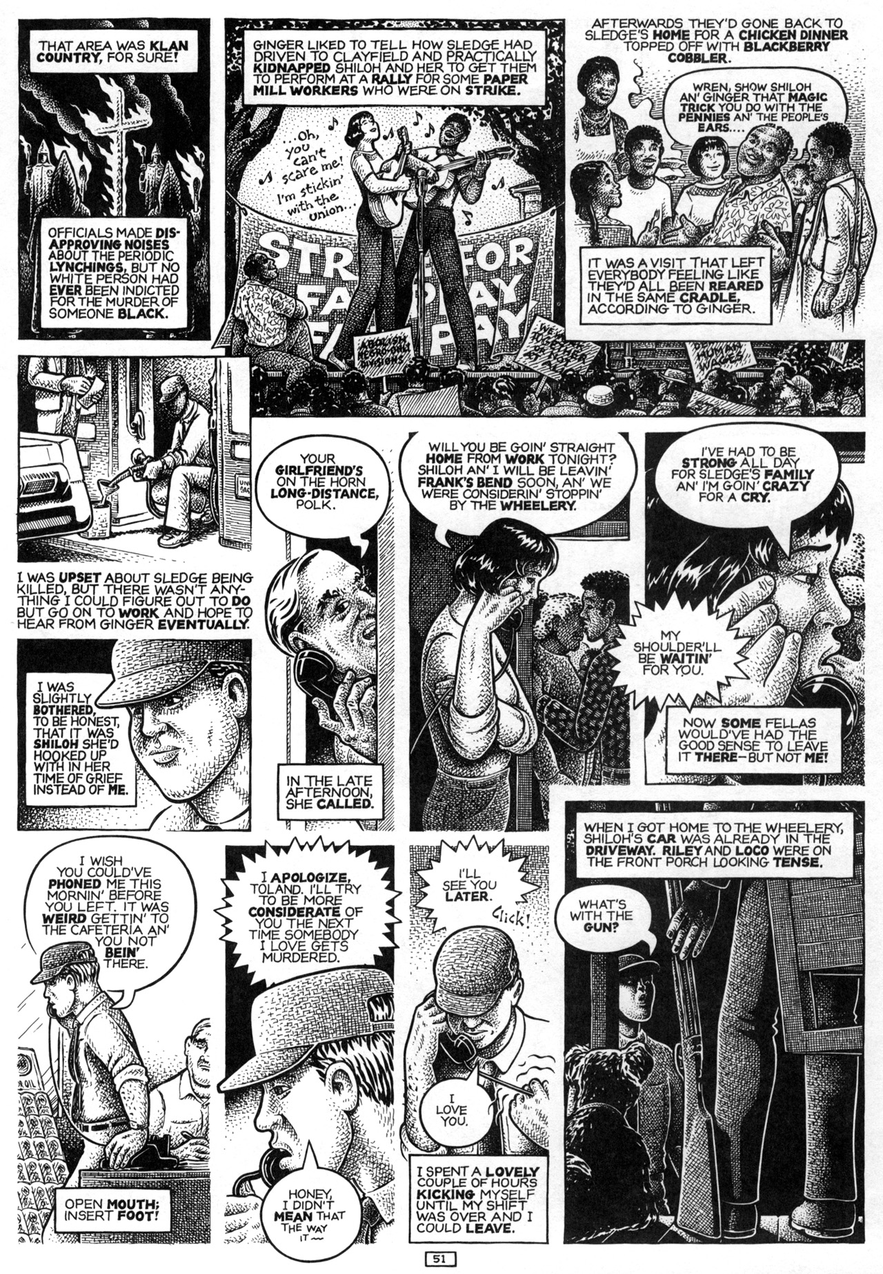 Read online Stuck Rubber Baby comic -  Issue # TPB (Part 1) - 60
