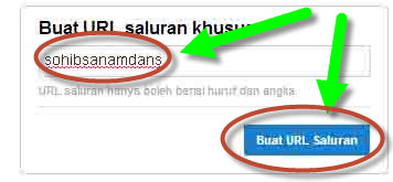 cara merubah URL channel youtube dengan nama sendiri