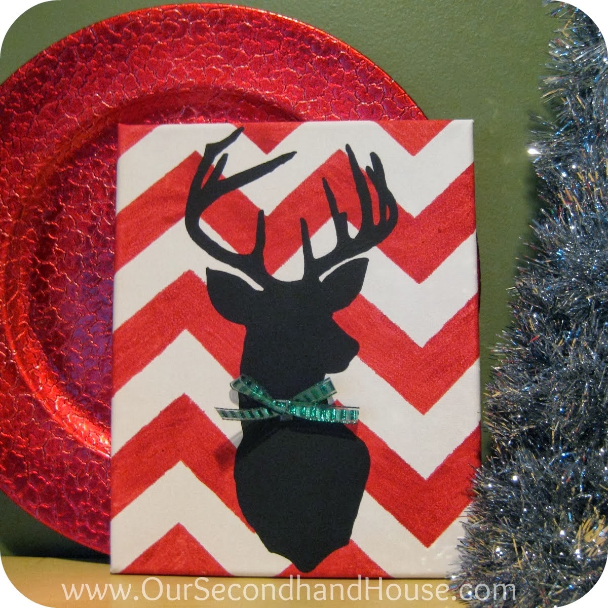 Be Different...Act Normal DIY Reindeer Canvas [2 Ways]