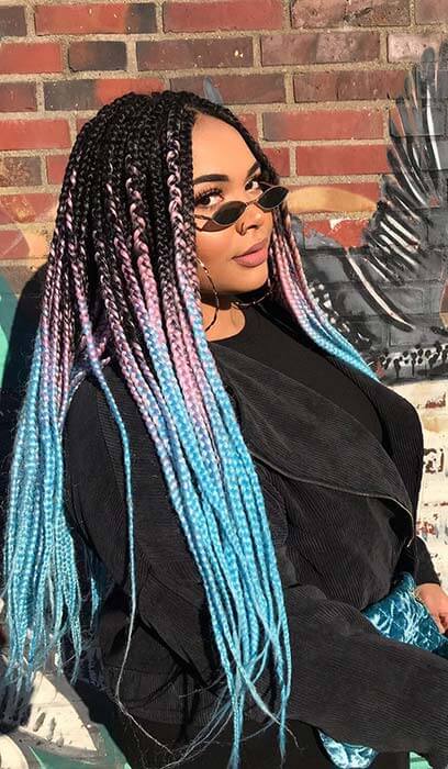 34 Amazing Individual Braids Hairstyles For Black Women Fashionuki