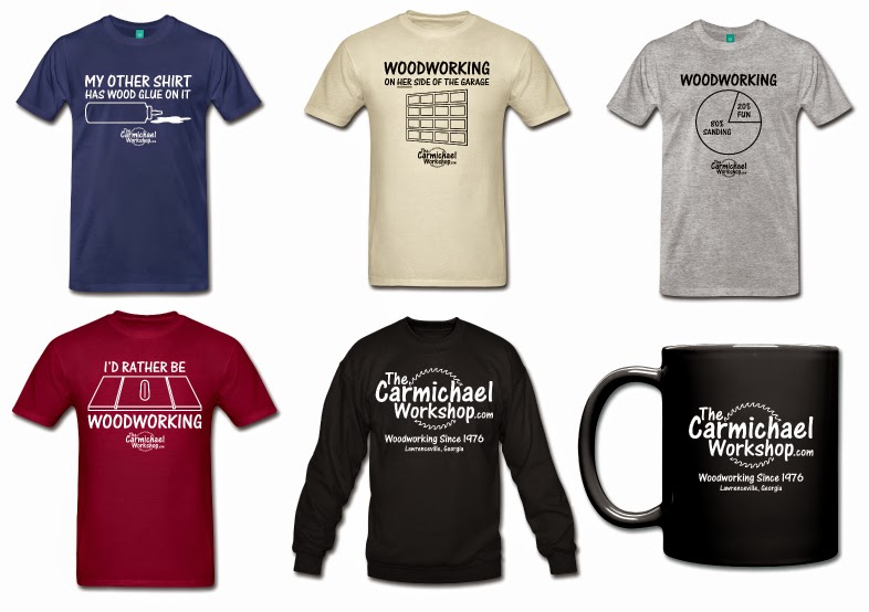 The Carmichael Workshop: Woodworking T-Shirts and More!