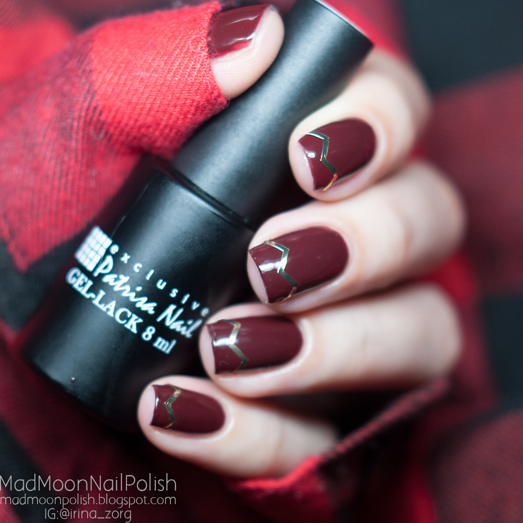 Гель-лак Patrisa Nail 335 и металлизированные наклейки Prima Nails Арт ...
