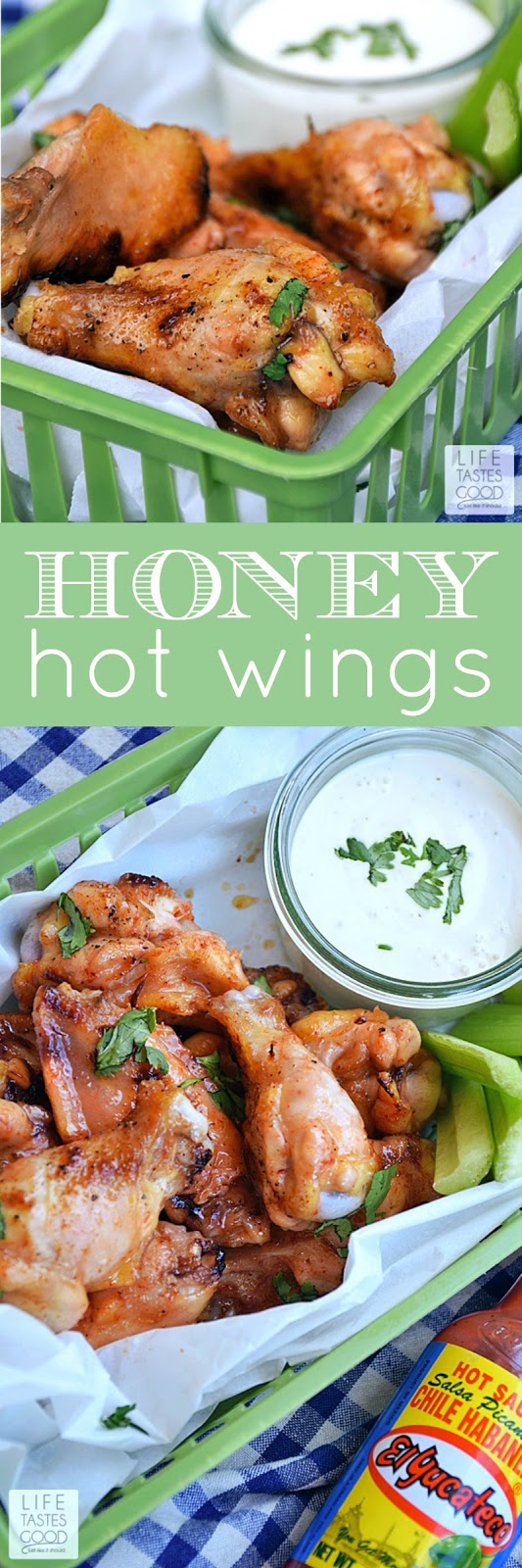 Summer is the best time to get your grill on! There's not much better than firing up the grill and breaking bread with family and friends. One of my favorite grilling recipes is Honey Hot Wings, because eating with your hands is also a favorite summer pastime. #KingOfFlavor #ad