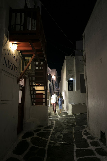 Mykonos town di notte