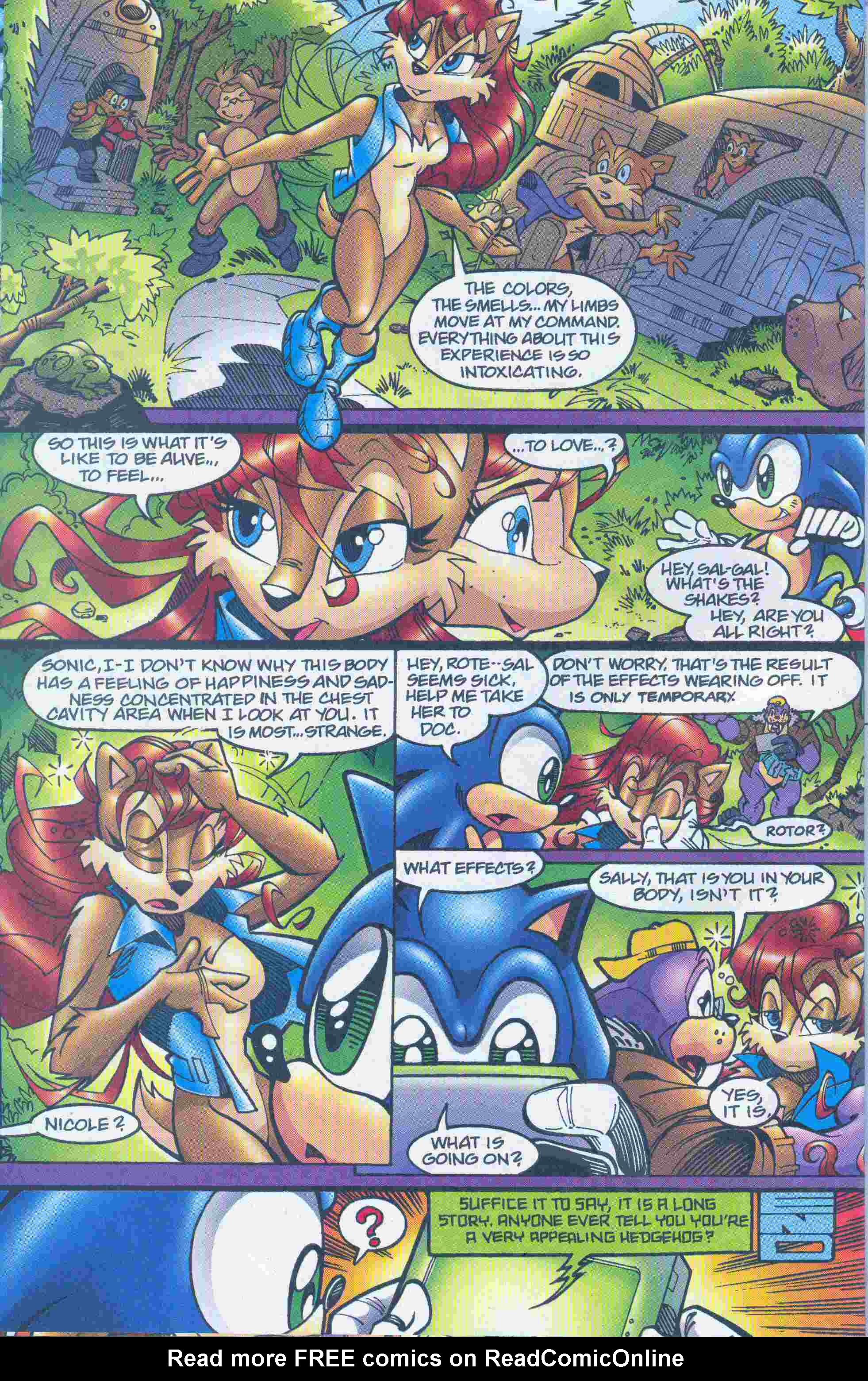 Read online Sonic The Hedgehog comic -  Issue #146 - 23