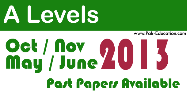 A Levels Past Papers