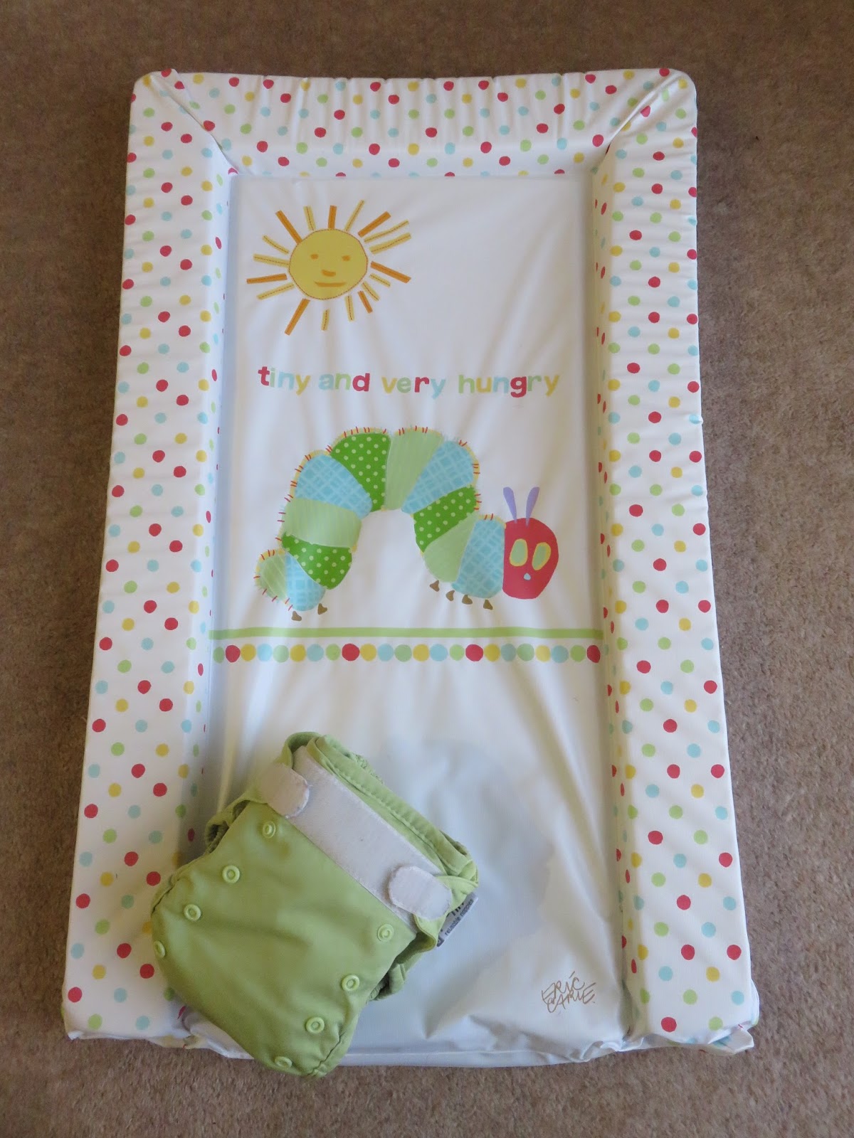hungry caterpillar changing mat