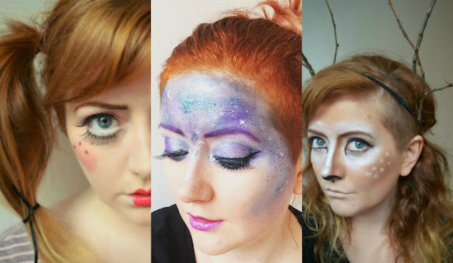 Easy cute Halloween makeup tutorials