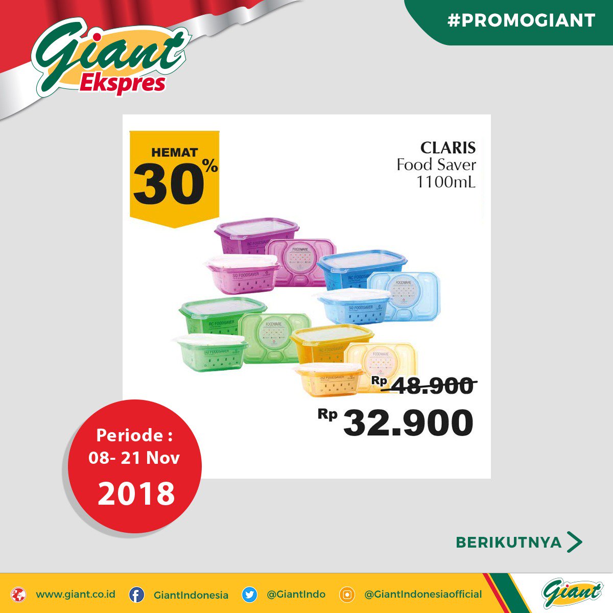 Giant - Promo Giant Periode 08 - 21 Nov 2018