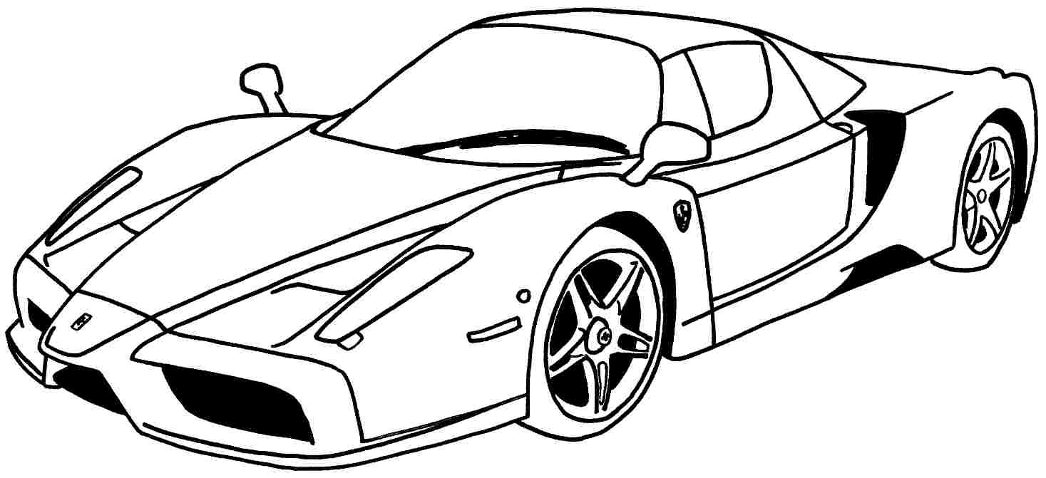 imagens de carros de luxo para colorir