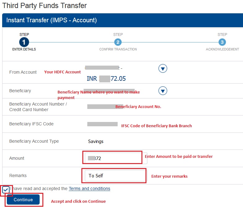 IMPS How to Transfer Funds Using HDFC NetBanking? FINANCE guru SPEAKS! Banking, Personal