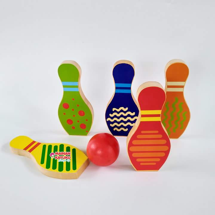Mainan Kayuku Bowling Set - SEBUTIK EDUTOYS