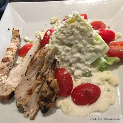iceberg lettuce wedge salad at Liberty Tap Room & Grill in Columbia, South Carolina