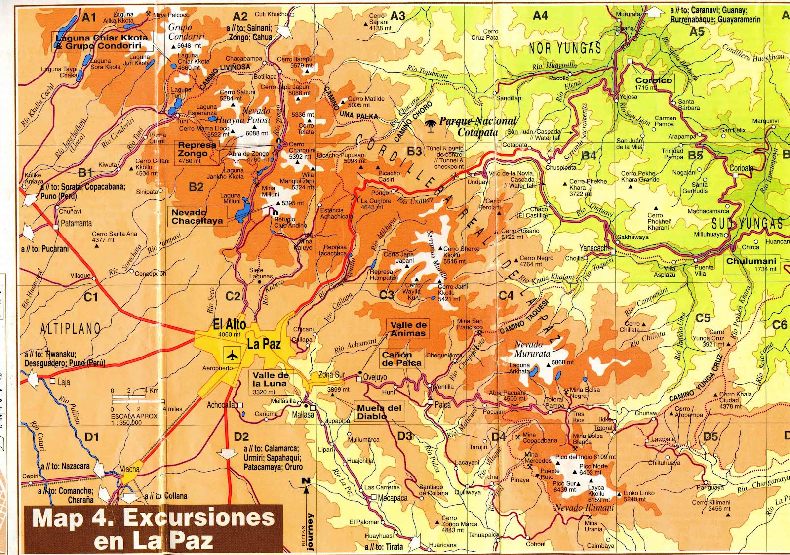 Mapas De La Paz Bol Via Mapasblog