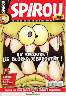 Spirou Hebdo, les Blorks débarquent !, numéro 3588, année 2007