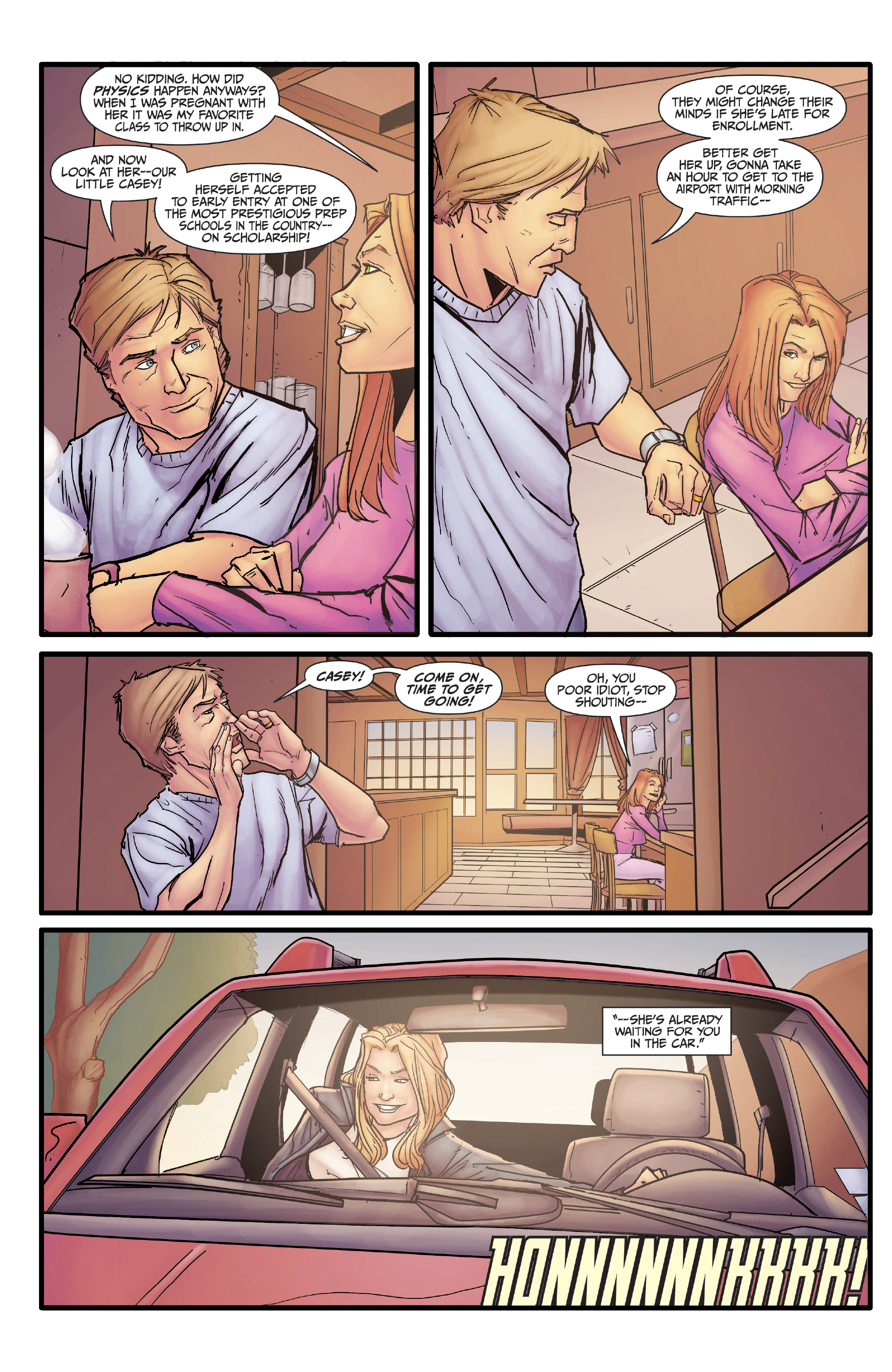 Read online Morning Glories comic -  Issue #1 - 16