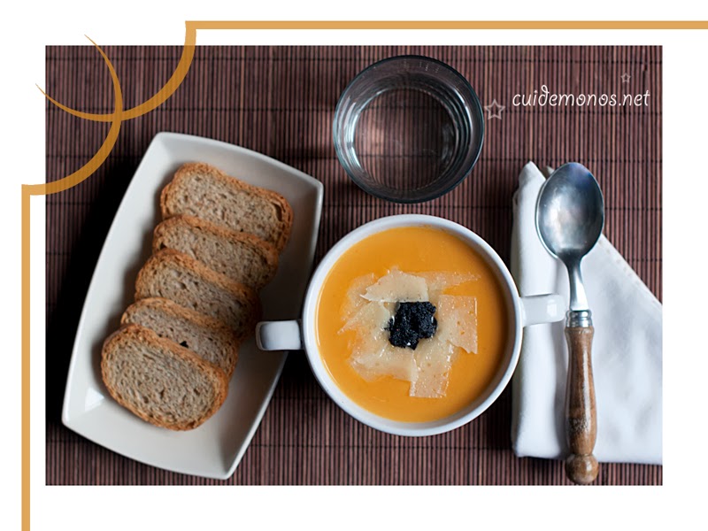 crema ligera de zanahoria