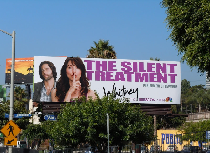 Whitney Silent Treatment billboard