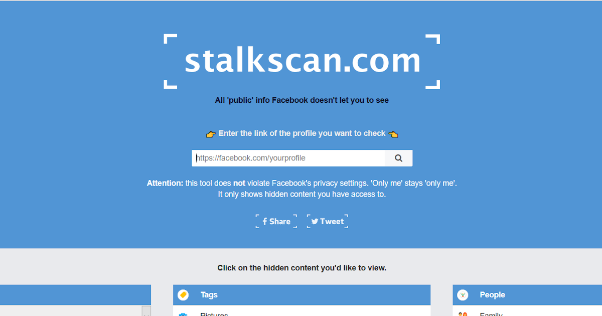 Stalkscan A Creepy Tool That Exposes All Your Facebook Public Information In One Click The Hacker S Library