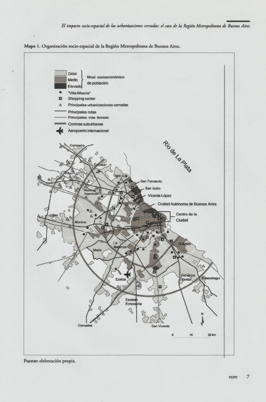 Buscando el Norte: 5to A - Mapa de la organización socio espacial del RMBA