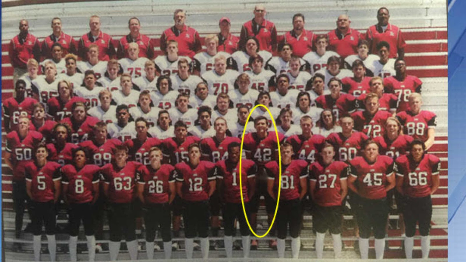 in the (212) Red Mountain High School Football Player Gets