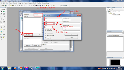 Cara membuat database di visual basic 6.0 dengan visual data manager ...