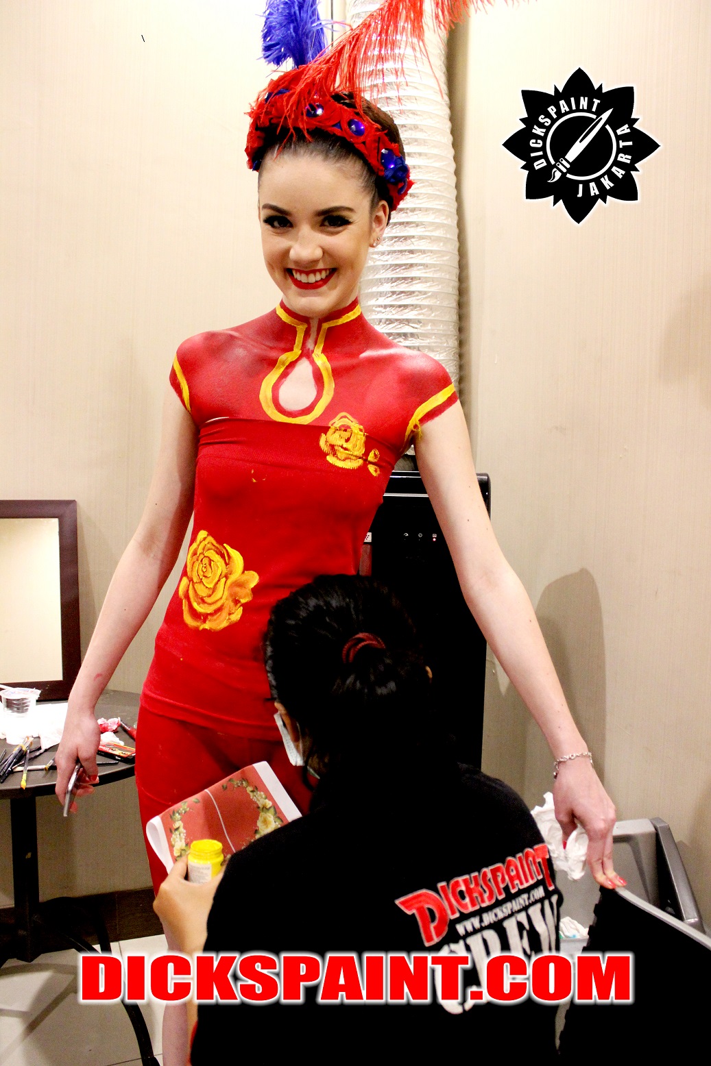 DICKSPAINT Professional Face Body Painting and Tattoo temporary jakarta