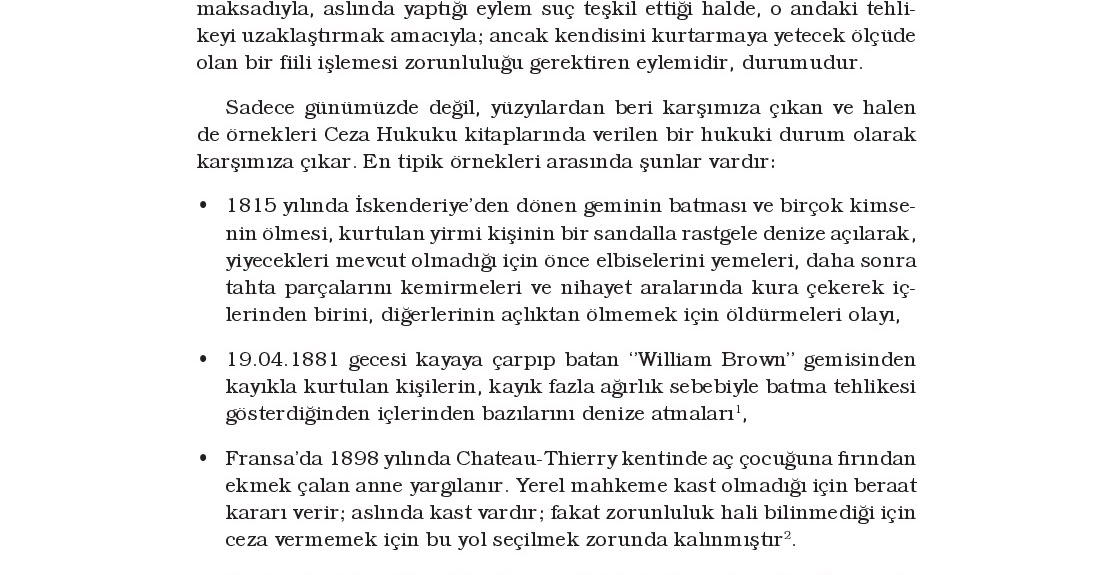 TÜRK CEZA KANUNUNDA ZORUNLULUK HALİ