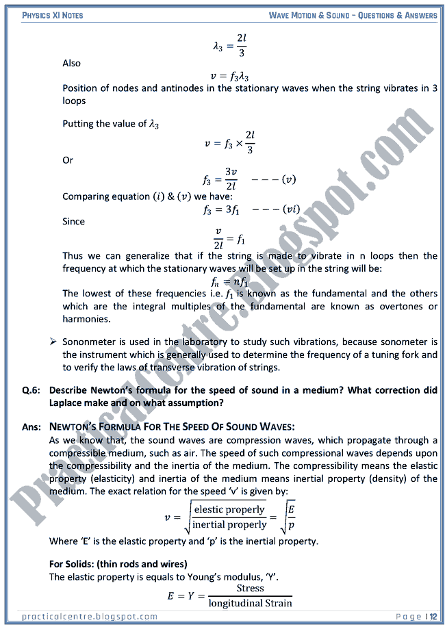 wave-motion-and-sound-questions-and-answers-physics-xi