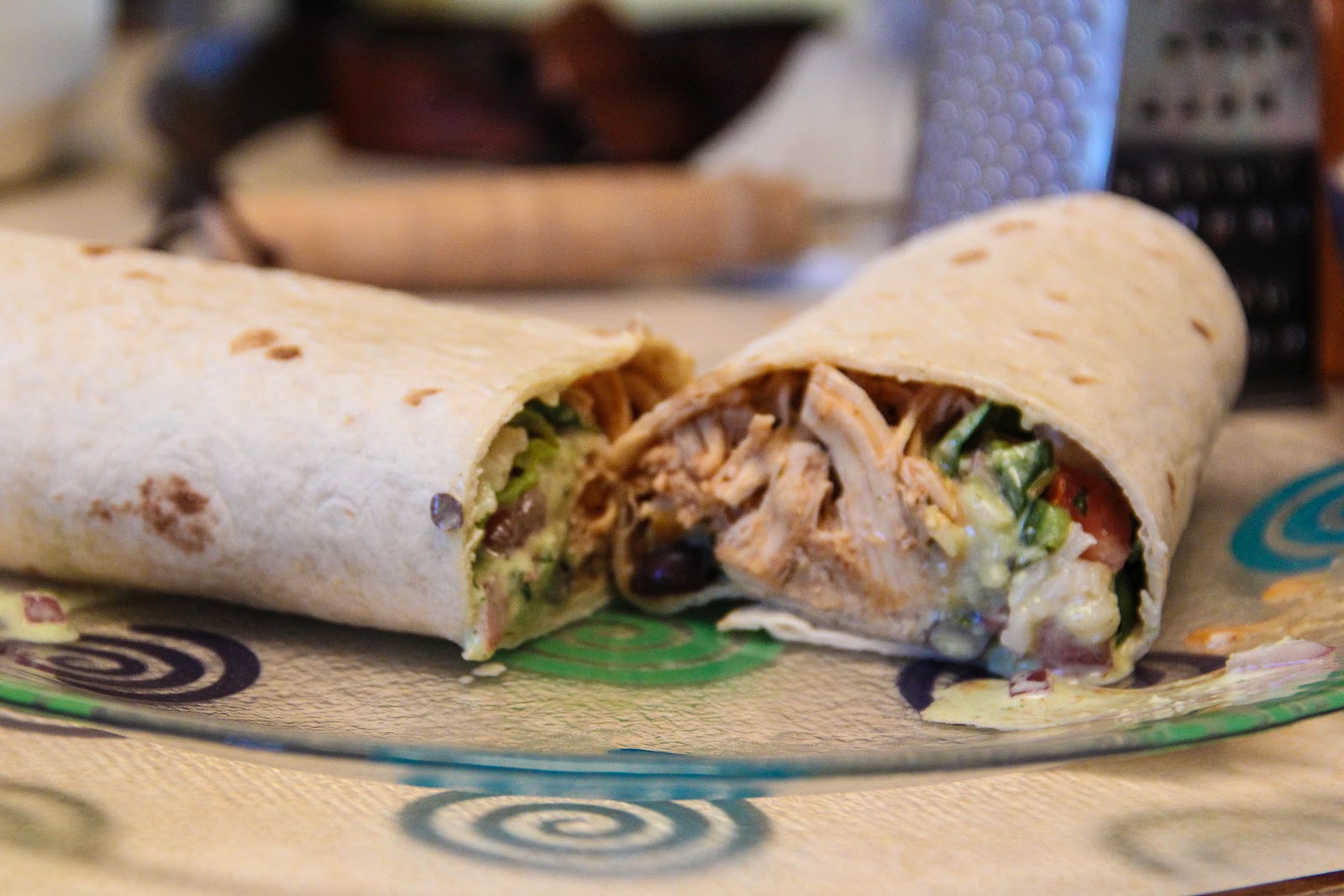Diary of a Recipe Addict Cafe Rio Chicken Wrap