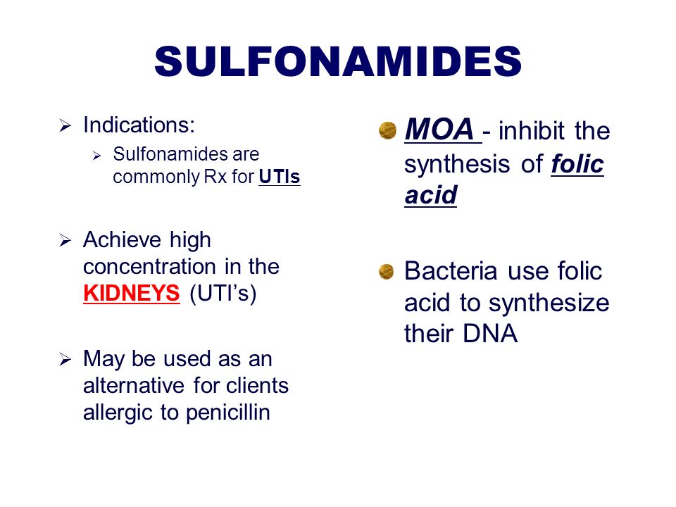Sulfonamides (classification, adverse effects and uses)