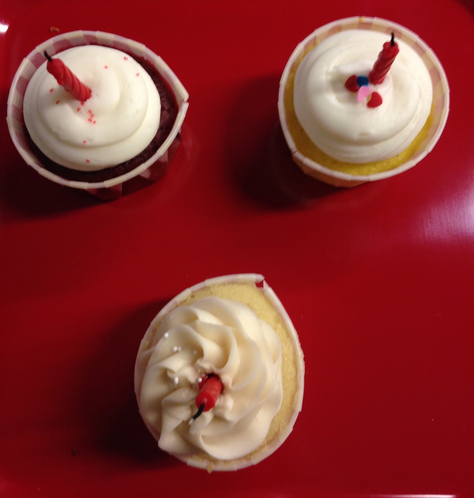 Sweet Sound Bites Celebratory Birthday Cupcakes from Cups & Cakes Bakery!