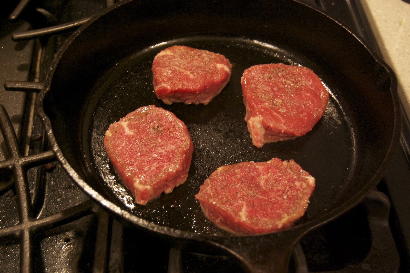 the latest DISH cooking a steak indoors (*Grill stance, still required)