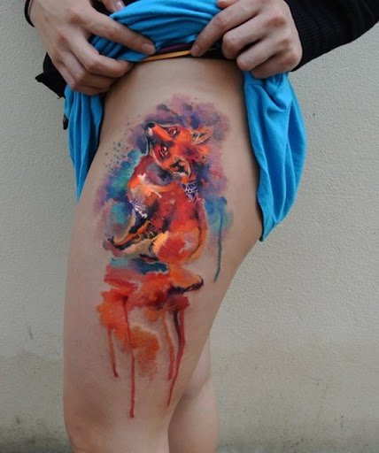 LINDO FOX ALTA NA COXA