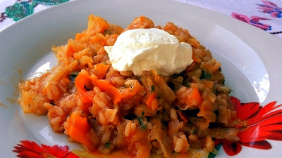 Лаханоризо рис с капустой по-гречески - Ресторан дома