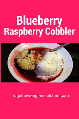Blueberry Raspberry Cobbler