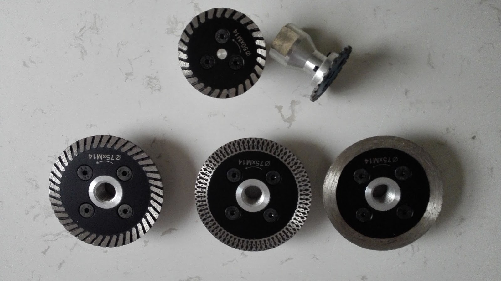 MF Tools diamond blade for carving granite