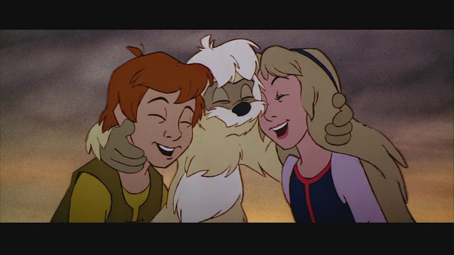 Taran Eilonwy Gurgi Black Cauldron 1985 animatedfilmreviews.filminspector.com 