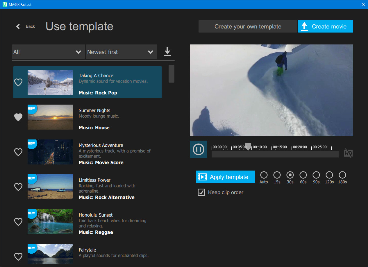 magix fastcut templates magix fastcut templates